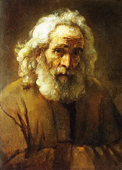 Lichtstudie mit einem alten Mann als Modell Rembrandt